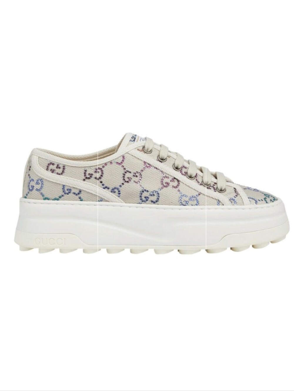 Gucci GG Tennis 1977  Crystal sneakers 39